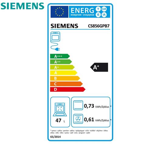 Lò Nướng Kèm Hấp Siemens iQ700 CS856GPB7 47L NK Đức EU