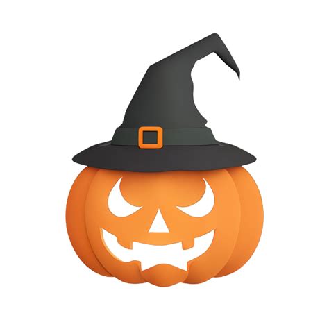 3d Scary Halloween Pumpkin 26552572 Png