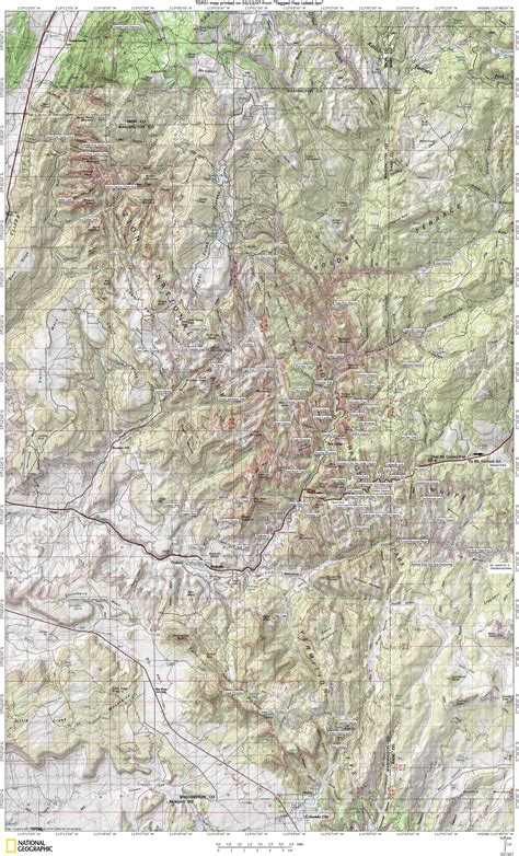 Zion National Park Topography Map - Zion National Park • mappery