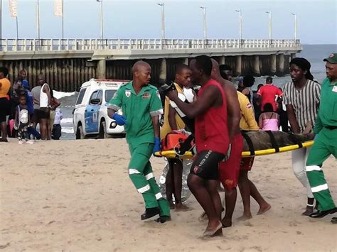 Three Dead After Freak Wave Sweeps Beach Goers Against Pier At Durban