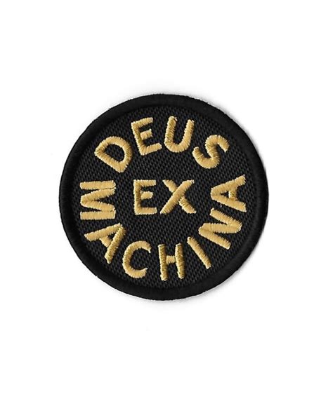 Patch Badge Emblema Bordado Para Coser Mmx Mm Deus Ex Machina