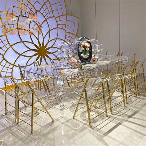 Acrylic Clear Dining Table Fertile Furniture