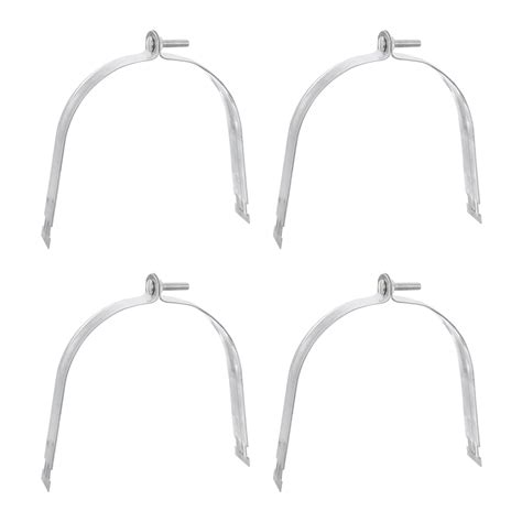 Uxcell 4pack 6 12 Emt Strut Clamps Steel With Bolt Nut For Rigid