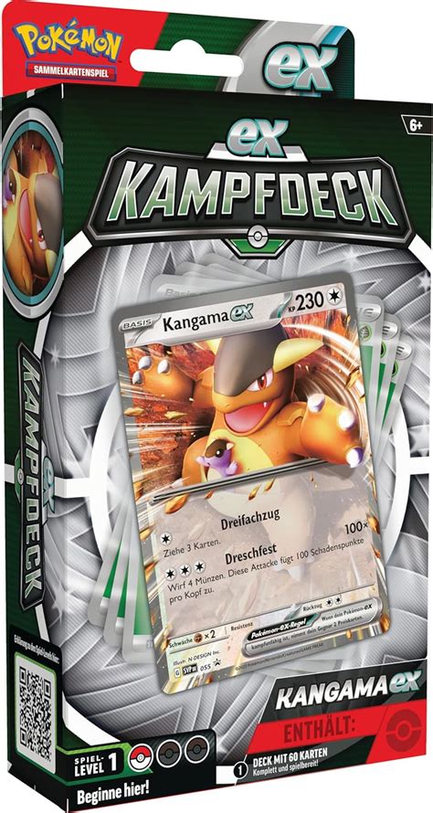 Pok Mon Sammelkartenspiel Kampfdeck Kangama Ex Sofort Spielbares Deck