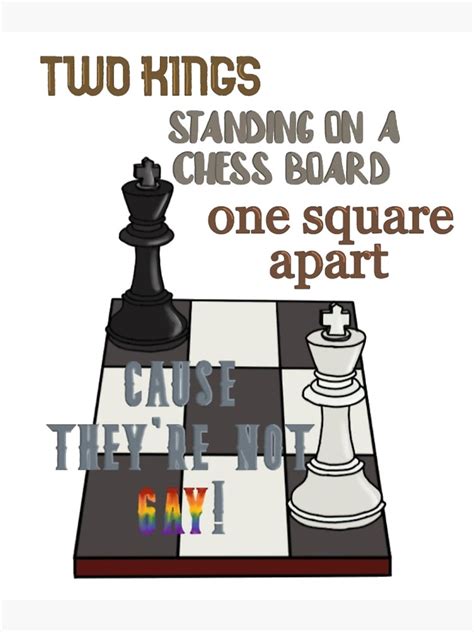 Two Kings Chess Meme Poster For Sale By Einsteineitan Redbubble