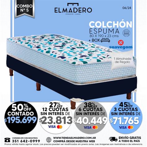 Promociones Y Combos Archivos El Madero Colchones Sommiers Livings