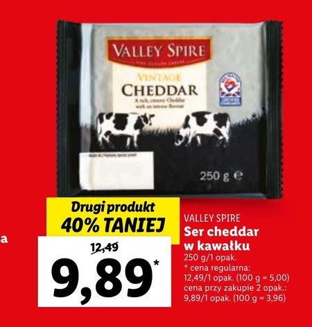 Cheddar Valley Spire 20 TANIEJ Promocja Lidl Ding Pl