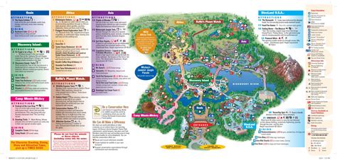 Disney S Animal Kingdom Map Theme Park Map Disney World Map Animal ...