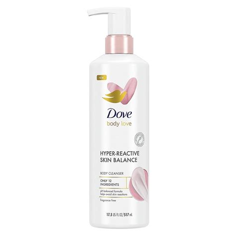 Dove Body Love Body Cleanser Hyper Reactive Skin Balance For Ultra Sensitive Ebay