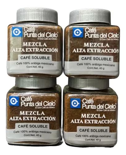 Café Soluble Punta De Cielo Mezcla Alta Extracción 4pz 40g MercadoLibre