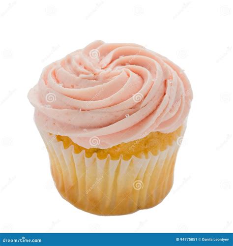 Cupcake On White Background Stock Image Image Of Dessert Object