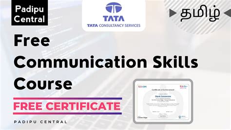 Free Communication Skills Online Course With Certificate By Tata