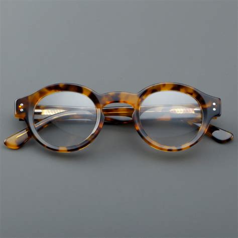 Jade Retro Round Acetate Optical Frame Fomolooo