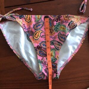 Boden Swim Nwt Boden Pink Paisley Triangle Bikini With Adjustable