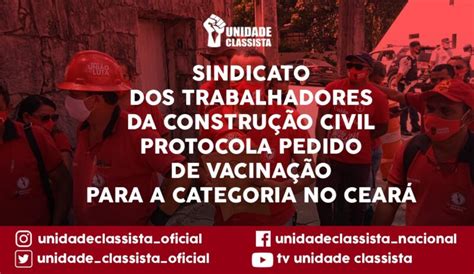 SINDICATO DOS TRABALHADORES DA CONSTRUÇÃO CIVIL PROTOCOLA PEDIDO DE