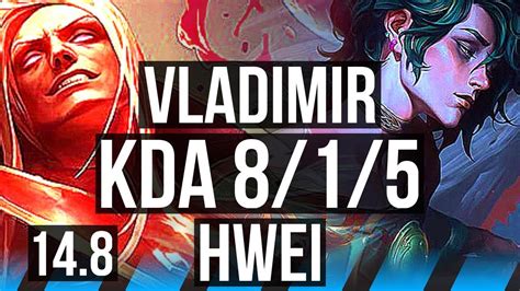 VLADIMIR Vs HWEI MID 8 1 5 67 Winrate Dominating EUW Master