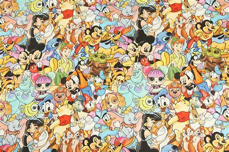 Disney Fabric 100 Cotton Fabric Soft Cotton Fabric For Face Etsy