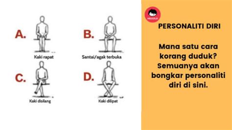 Ketahuinya Di Sini Gaya Duduk Sebenarnya Bongkar Personaliti Dalam