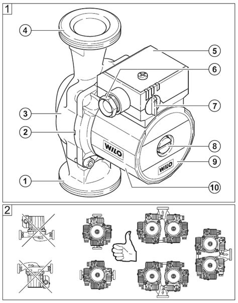 Wilo Star Rs Cast Iron Circulation Pump Instruction Manual