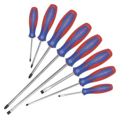 Westward 8 Pieces Phillipsslotted Tip Magnetized Tip Screwdriver