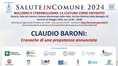 Claudio Baroni Salute In Comune 24 Maggio 2024 YouTube