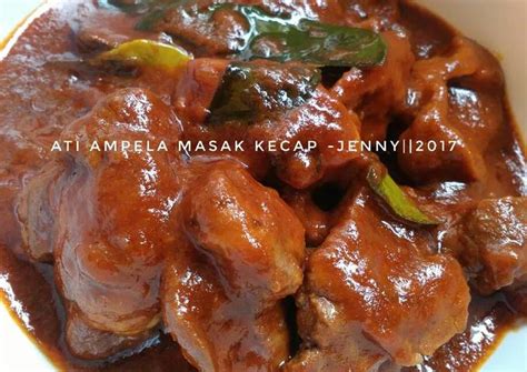 Resep Ati Ampela Masak Kecap Oleh Jenny Cookpad