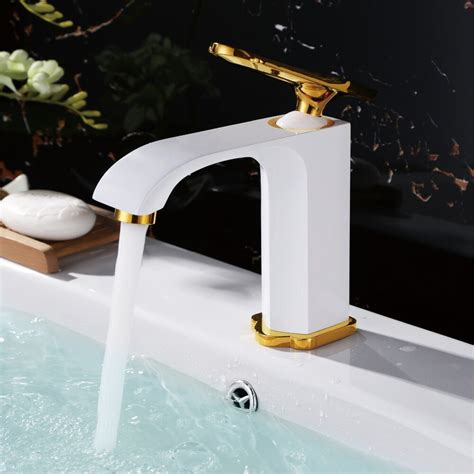 Bathroom Sink Faucet Gold Everything Bathroom