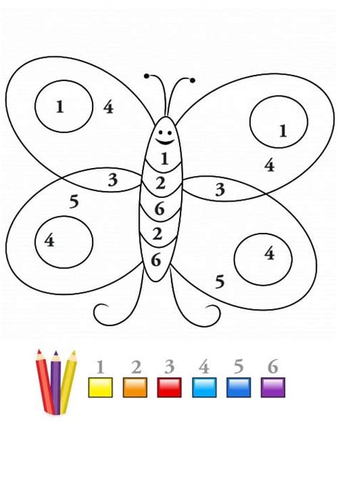 Coloriage Magique Maternelle Papillon T L Charger Et Imprimer