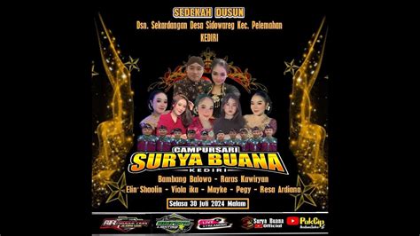 Live Surya Buana Dalam Rangka Sedekah Dusun Dsn