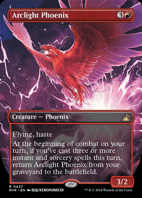 Arclight Phoenix Ravnica Remastered Variants Foil Card Kingdom