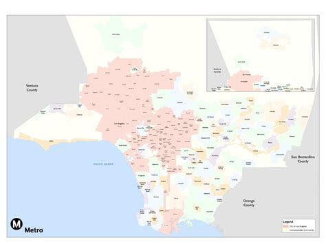 LA County Region Map – LA County Regional ITS Architecture