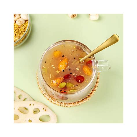 Buy Chia Seeds Osmanthus Nuts Lotus Root Starch SoupInstant Brewed