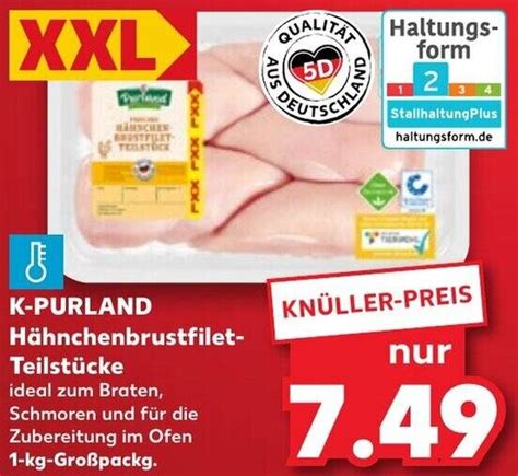 K Purland H Hnchenbrustfilet Teilst Cke Kg Gro Packg Angebot Bei