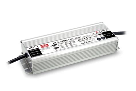 Mean Well LED Drivers 320W CV And CC Mixed Mode HLG 320H Series