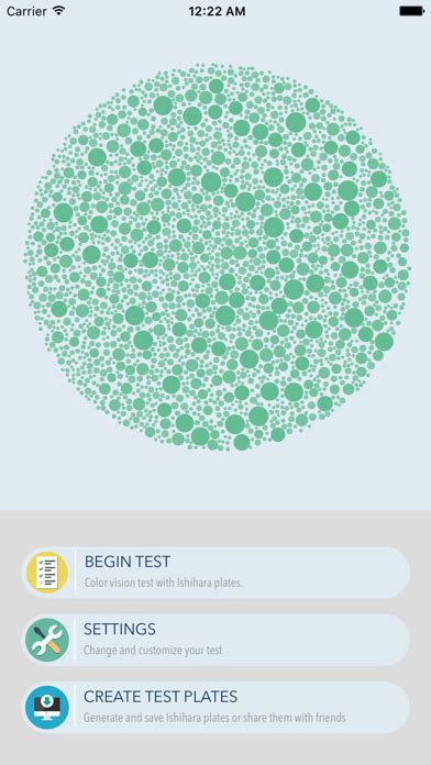 Color Vision Test - Detects 3 deficiency groups iPhone App