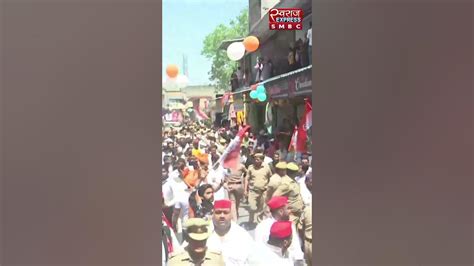 कांग्रेस नेता प्रियंका गांधी ने यूपी के सहारनपुर में किया मेगा रोड शो Congress Shortvideo