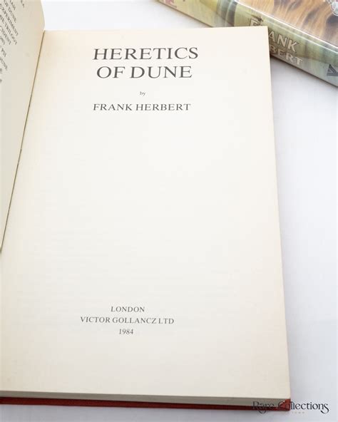 Heretics Of Dune By Herbert Frank Nf Hardcover 1984 Rare Collections