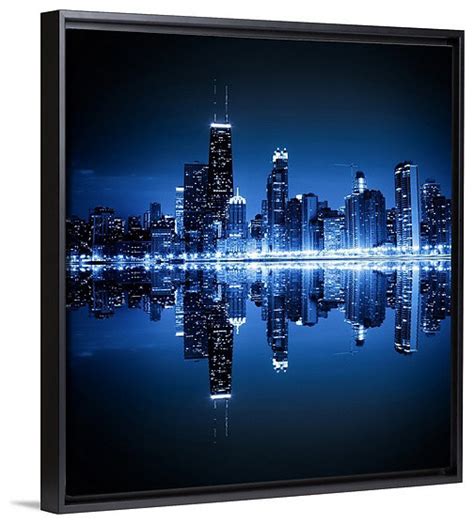 Chicago Skyline Canvas Painting at PaintingValley.com | Explore ...