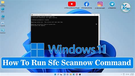 How To Run Sfc Scannow System File Checker Command In Windows 11