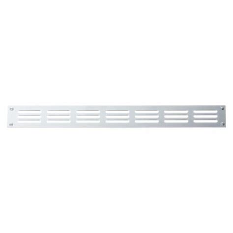 Grille d aération rectangulaire aluminium 37040 mm La Quincaillerie