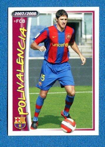 FC BARCELONA Panini 2007 2008 Figurina Sticker N 68 EDMILSON EBay