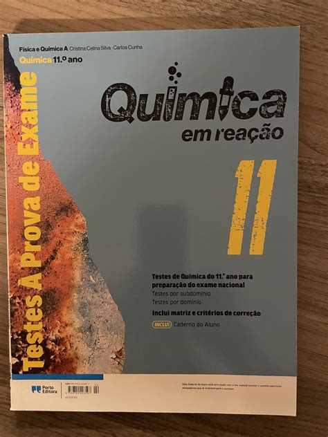 Caderno Atividades Química Em Reação Física E Química A 11 Novo Pontinha E Famões • Olx Portugal