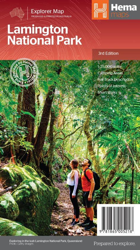 HEMA LAMINGTON NATIONAL PARK MAP - Outback Adventures Camping Stores