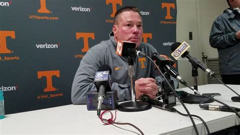 Butch Jones Press Conference After 45 34 Loss To Vandy Youtube