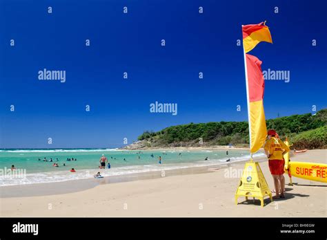 North Stradbroke Island Australia Cylinder Beach On North Stradbroke