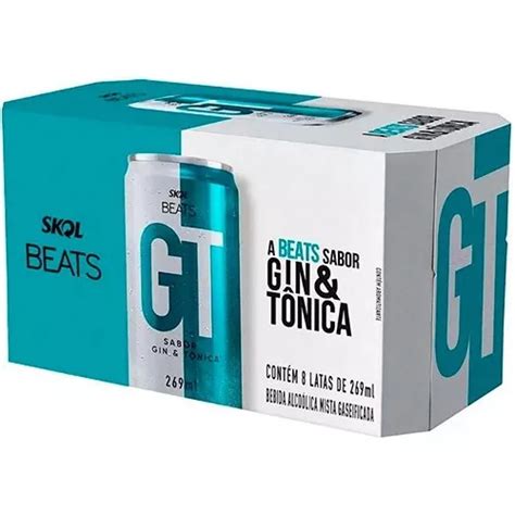 Bebida Alco Lica Gaseificada Gin T Nica Skol Beats Gt Ml Mercadolivre