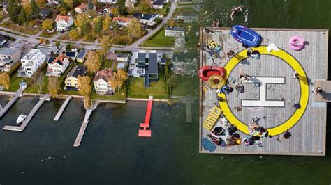 Svartbyggda Helikopterplattan Borta Sex Bryggor Kvar Dagens ETC