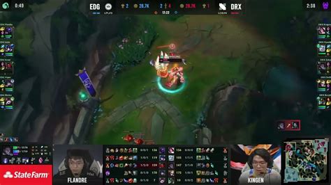 Drx Zeka Gets A Clean Solo Kill Against Edg Scout Youtube