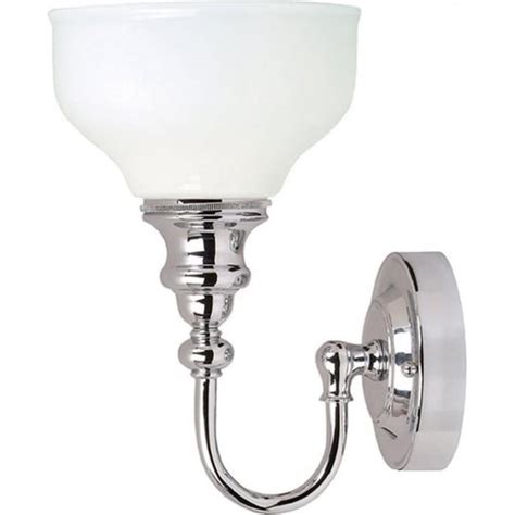 Elstead Lighting Cheadle Single Bathroom Wall Light Polished Chrome