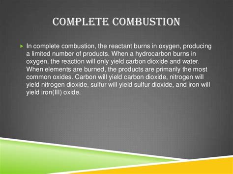 Combustion and fossil fuels